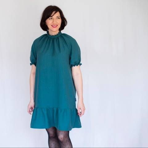 Curcuma Blouse & Dress, Size 34-54, PDF Sewing Pattern