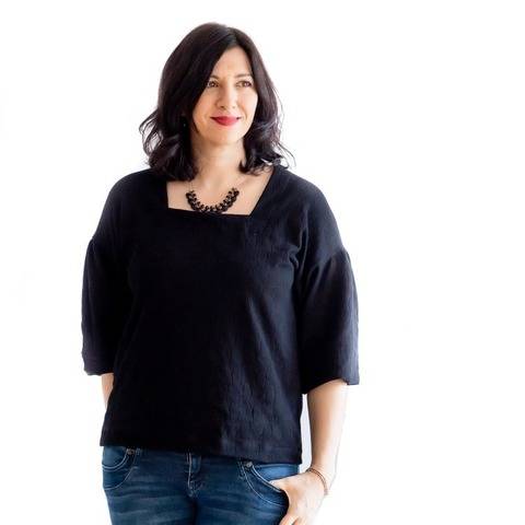 Carvi Sweater, Size 34 - 54, PDF Sewing Pattern