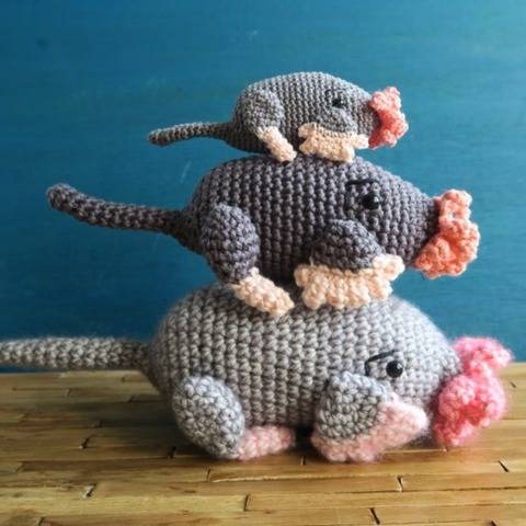 Nunkï, la taupe étoilée au crochet