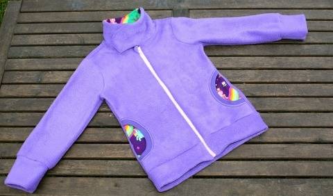 ✂Schnittmuster Vikky ✂ Fleecejacke für Mädchen