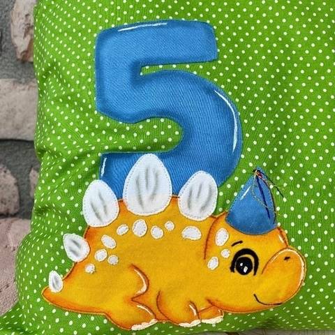 Applikationsvorlage Geburtstagsdino 5