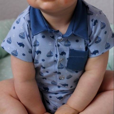 eBook Kragenbody "Little Baby Collar" Gr. 56 - 92