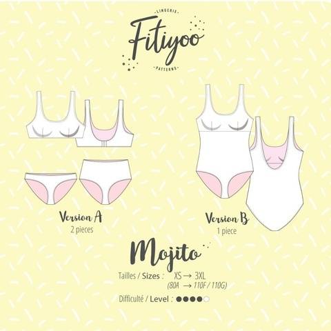Maillot de bain Mojito - 2 versions - XS à 3XL