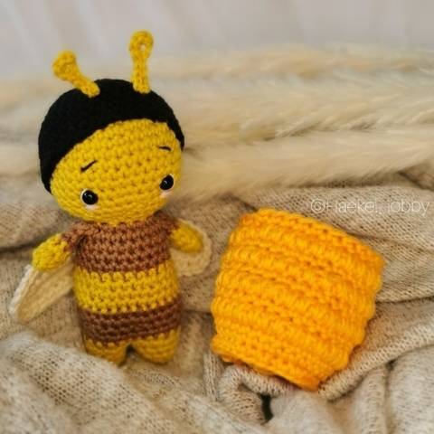 Biene Sommermini Amigurumi Häkelanleitung