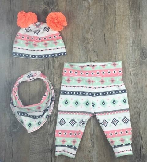 Babyhose H#5+ Mütze M#1+ Halstuch HT#1 Gr. 56-92 Nähanleitung und Schnittmuster