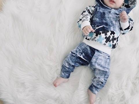 Babyhoodie P#1 mit Babyhose H#6 Nähanleitung und Schnittmuster Gr. 56-92
