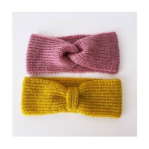 Mimosa and rosewood headbands