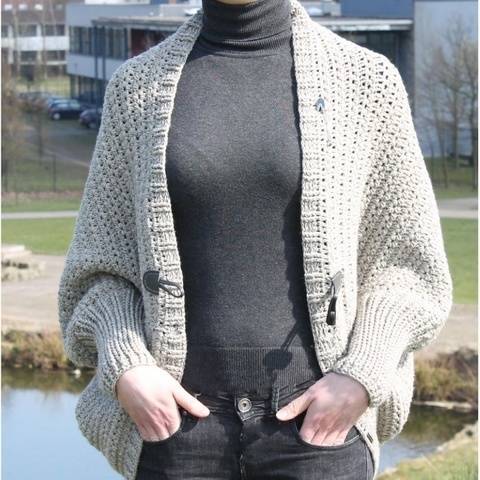 Crochet Pattern: Cardigan „Companion“, Size 36-46