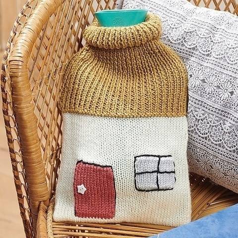 Dream House Hot Water Bottle Cover