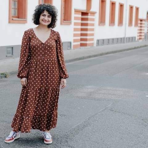 Daalia Schnittmuster Maxikleid mit Stufen