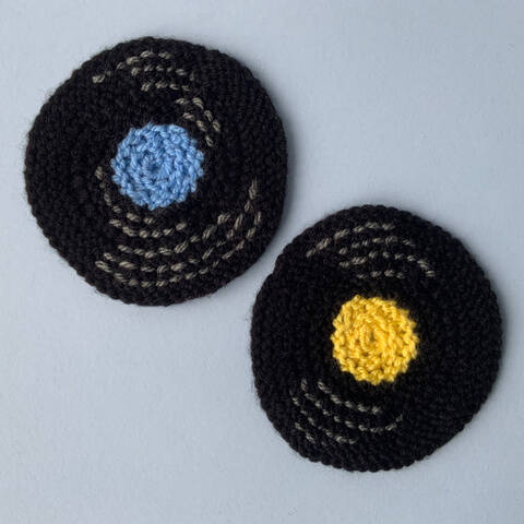 Vinyl Disc Coaster
