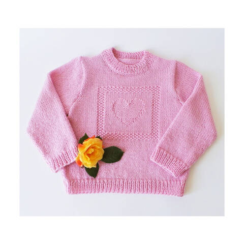 Heart sweater