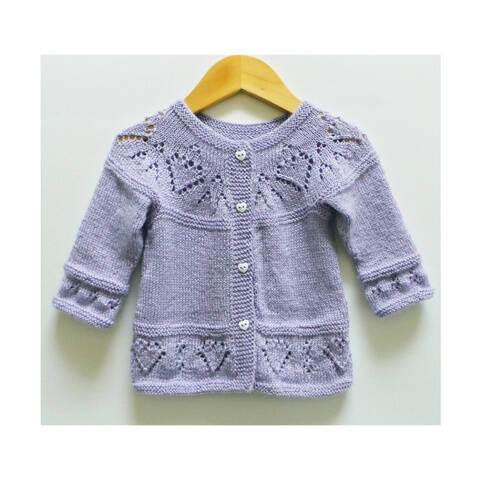 Amethyst lace cardigan