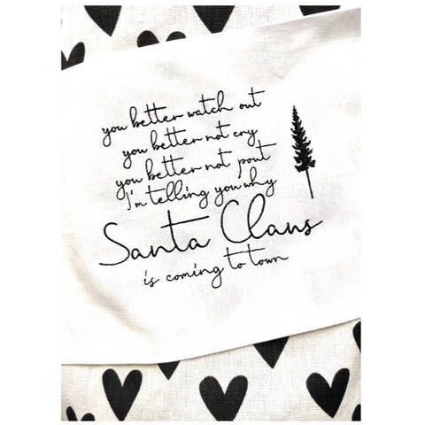 Stickdatei "Santa Claus is coming" 13x18er Rahmen