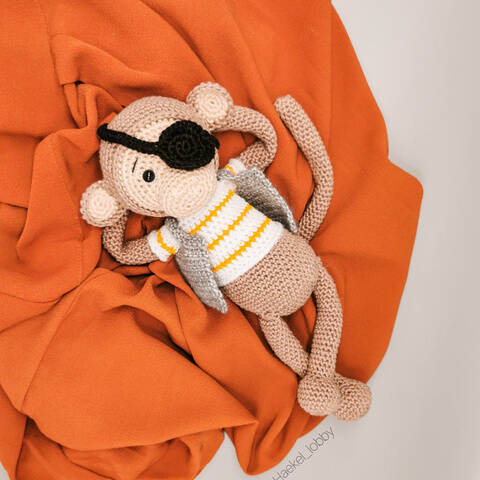 Captain Monkey Jack, Häkelanleitung