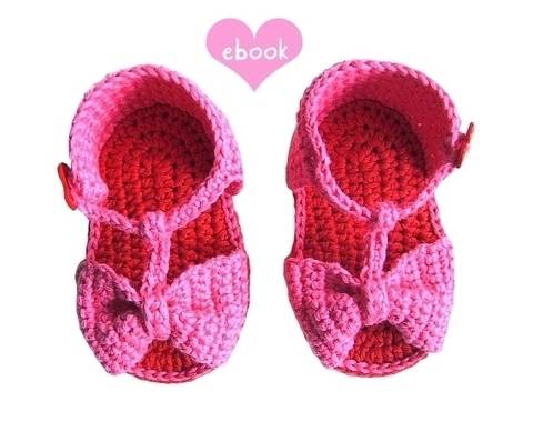 ❤ Häkelanleitung ❤ Little Heart Sandals