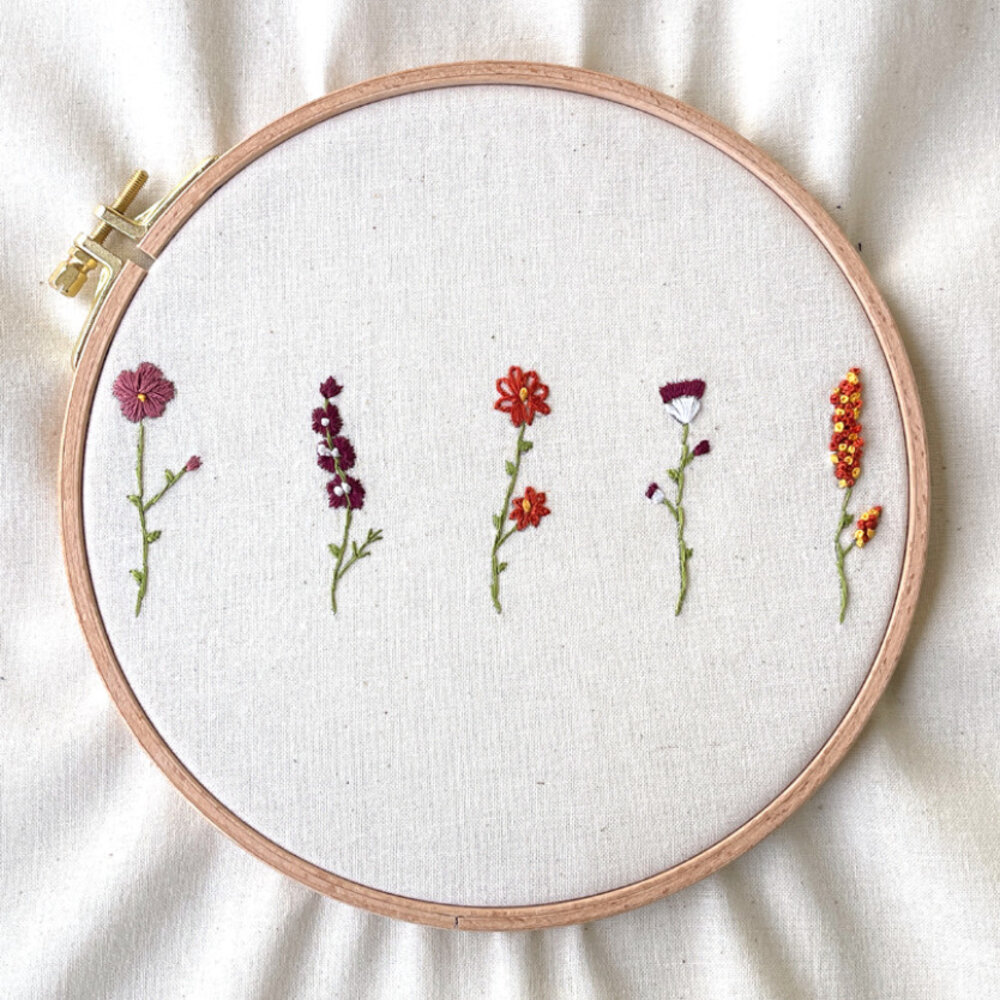 Flourish Autumn Anleitung E-Book romantische Blümchen