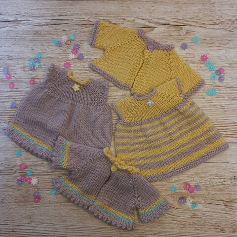 Springtime Lilly and May Dolls Clothes