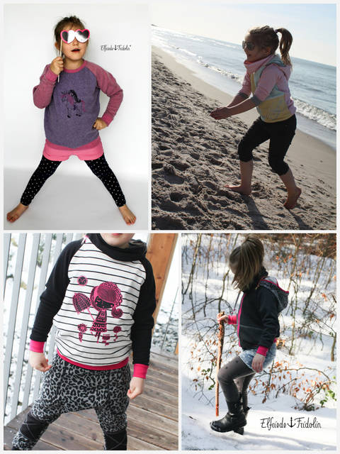 Tetrands filius – raffinierter Hoodie & Basicpulli, Gr. 80-164