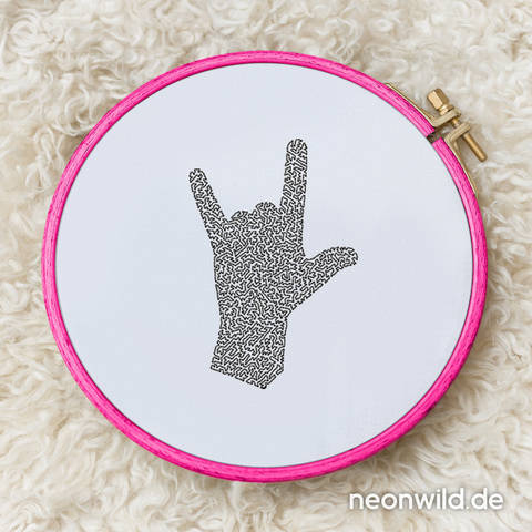 Stickdatei EEE - Rockstar 13x18