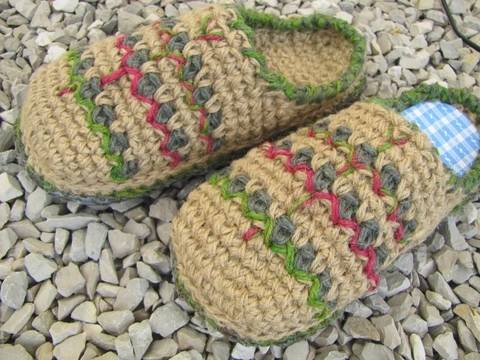 Espadrilles Clogs aus Jute, 2-in-1 E-Book, Häkelanleitung.