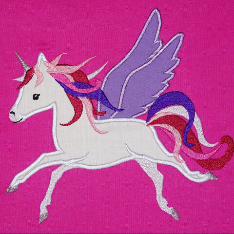 Pegasus Einhorn Pferd 3in1 Stickdatei
