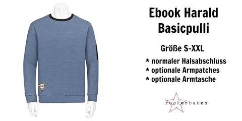 ✂Schnittmuster Harald ✂ Basicpulli für Männer