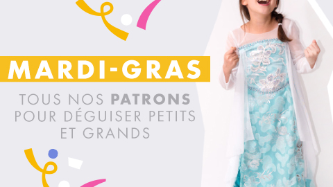 Mardi-Gras : nos patrons à coudre et crochet pour se déguiser Mardi-Gras : nos patrons à coudre et crochet pour se déguiser